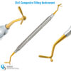 2-in-1 Composite Filling Instruments with dual tips for precise application and shaping of dental fillings.