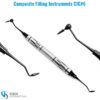 CIG#6 composite filling instrument with non-stick tips for precise resin placement