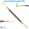 CIG#6 composite filling instrument with non-stick tips for precise resin placement