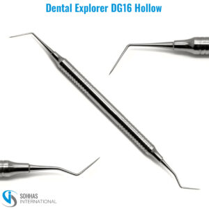 Dental Explorer DG-16 with hollow handle used for dental examination