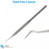 Dental Explorer Probe 9 with sharp tip for dental examination