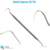 Dental Explorer Probe 23/17A with lightweight hollow handle for dental examination