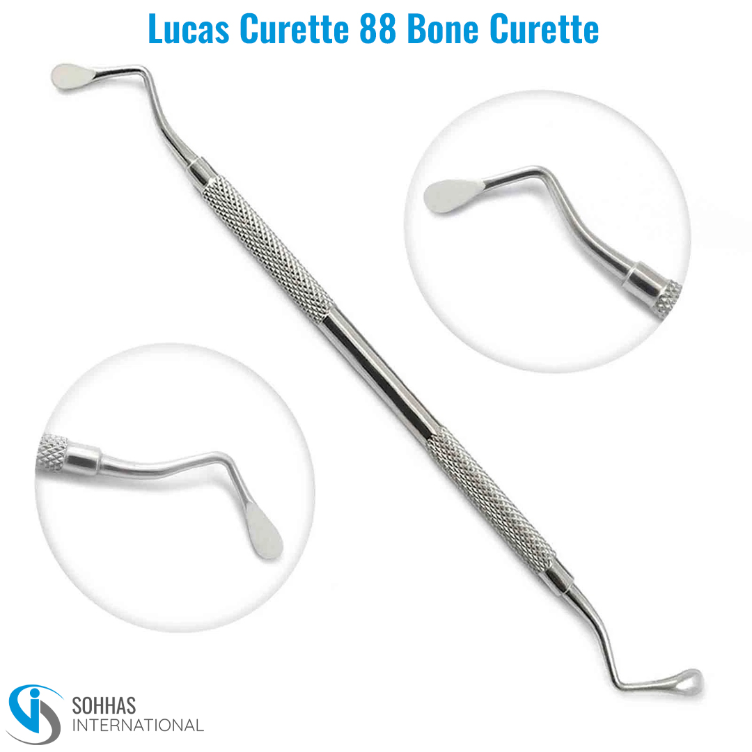 Lucas Curette 88 bone curette for surgical bone removal and debridement