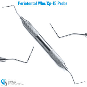 Periodontal WHO-CP-15 Probe – Hollow Handle