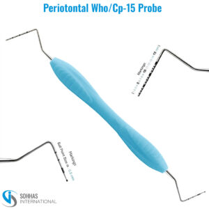 Periodontal WHO-CP-15 Probe – Silicone Handle