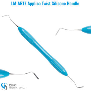 LM-ARTE Applica Twist composite instrument with ergonomic silicone handle for precise anterior composite modeling