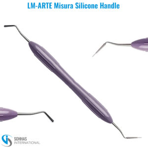 LM-ARTE Misura composite instrument with ergonomic silicone handle for precise measurement of composite layers