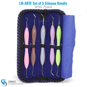 LM-ARTE composite filling instruments set of 5 with sterilization cassette for aesthetic restorations
