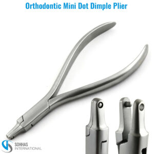 Mini Dot Dimple Plier for creating precise dimples on orthodontic wires