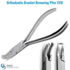 CVD coated bracket removing plier for safe and precise bracket removal