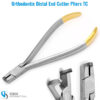 Titanium coated distal end cutter pliers for precise trimming of orthodontic wires