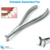 Hammerhead plier for strong and precise orthodontic wire bending and adjustments