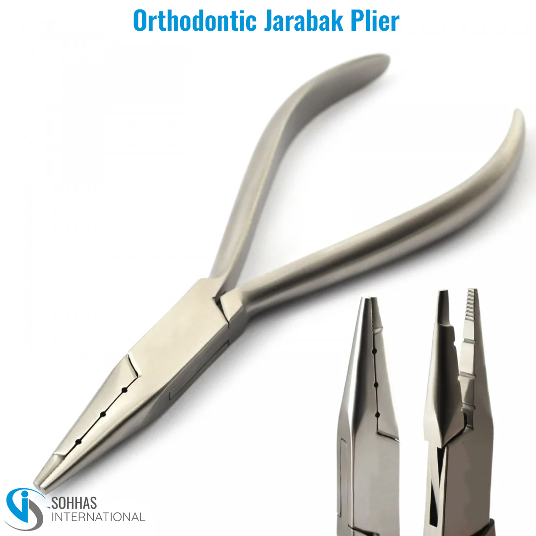 Jarabak Plier for detailed orthodontic wire bending and adjustments