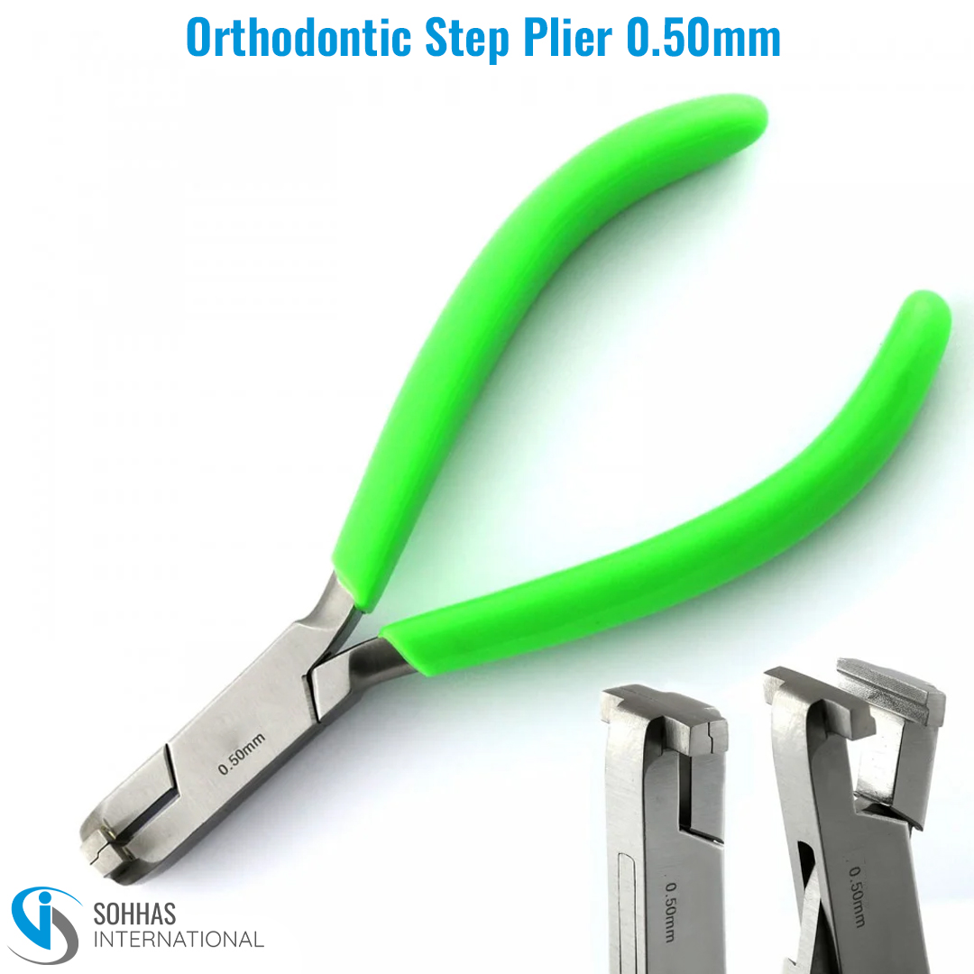 Step Plier 0.50mm for accurate bending of orthodontic wires at specific angles