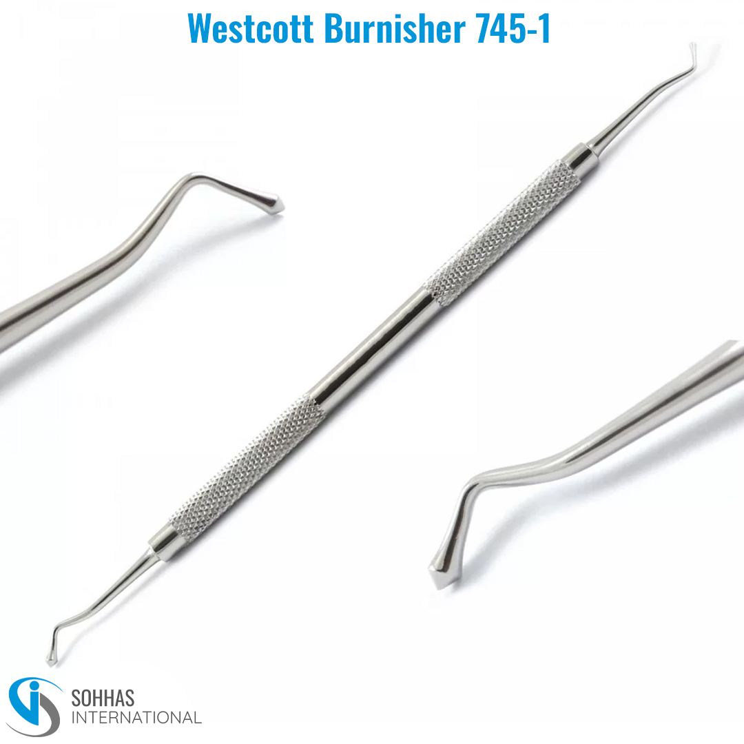 Westcott Burnisher dental instrument for smoothing and finishing composite restorations